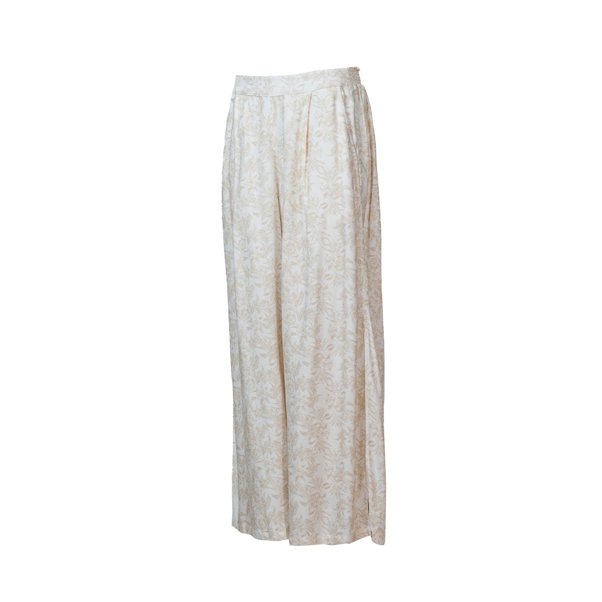 ROCKFORD - Pantalón Fibras Naturales Mujer Tolú Beige ROCKFORD