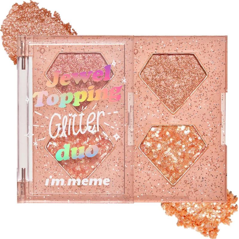 I'M MEME - I'M MEME JEWEL TOPPING GLITTER DUO - SOMBRA DUO - Coral