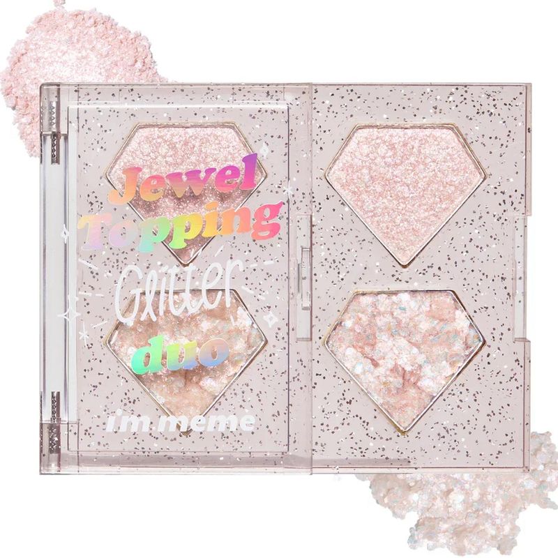 I'M MEME - I'M MEME JEWEL TOPPING GLITTER DUO - SOMBRA DUO - Blanco