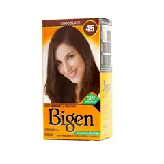 BIGEN - Tinte Permanente Polvo Mujer 45 Chocolate