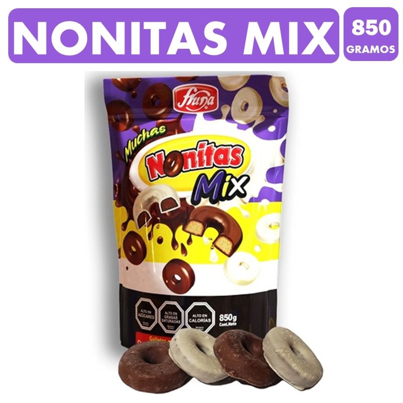GENERICO - Galletas Nonitas Mix Chocolate De Fruna - Doypack De 850gr