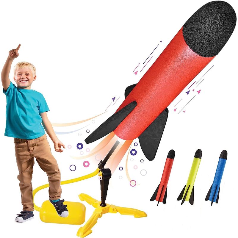 GENERICO - Juguete Lanzador de Cohete Infantil Space Rocket Aire Libre