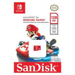 SANDISK - Tarjeta Memoria micro SD Nintendo Switch 128gb