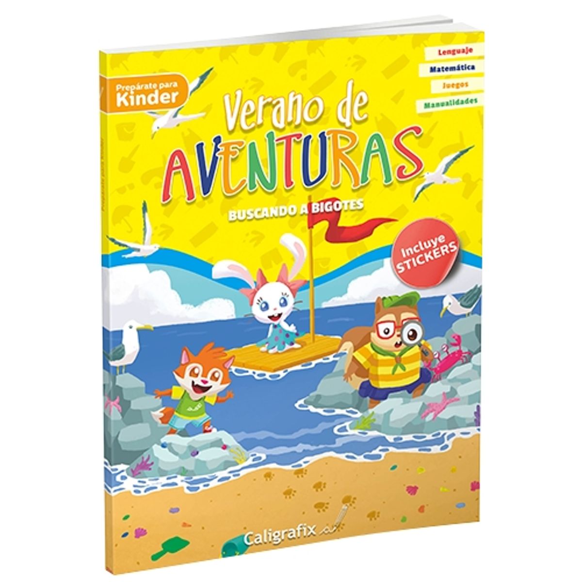 CALIGRAFIX - Verano de Aventuras Buscando a Bigotes Caligrafix - Edicion Actualizada