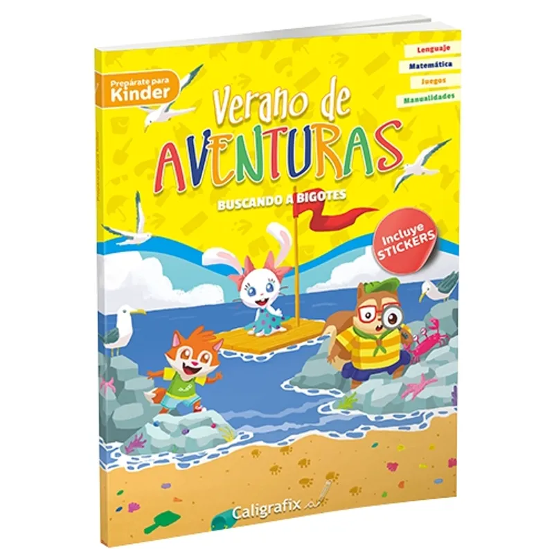 CALIGRAFIX - Verano de Aventuras Buscando a Bigotes Caligrafix - Edicion Actualizada