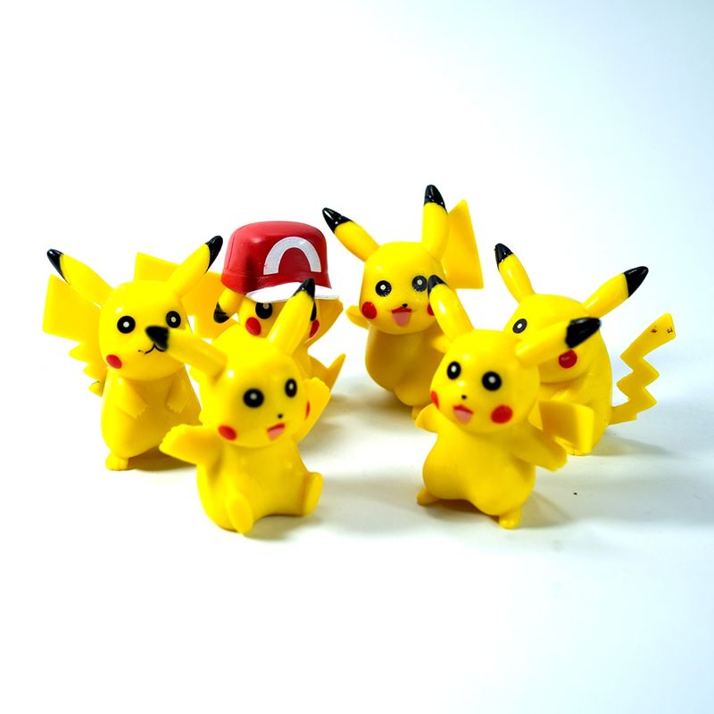 SM - Set de 5 Figuras de Pikachu Maestro Pokemon SM