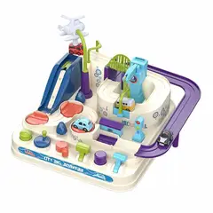 SM - Juguete Didactico Ciudad Magica de Autos Niños Montessori