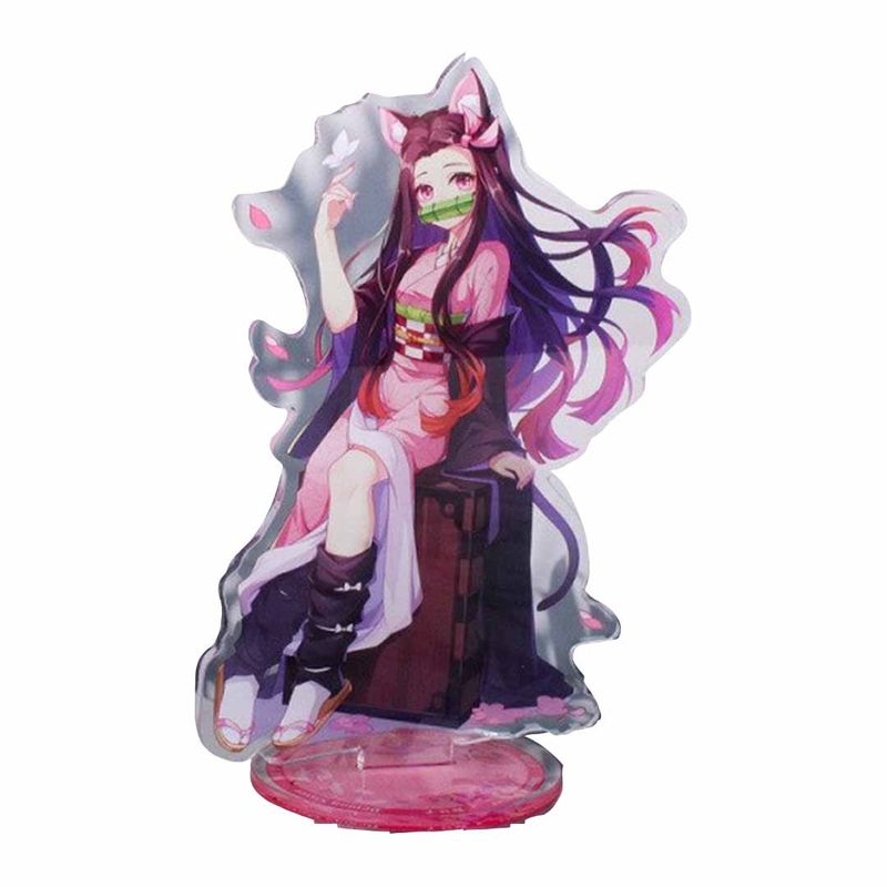 SM - Figura Acrilica Anime Nezuko Kamado Neko Kimetsu no Yaiba SM