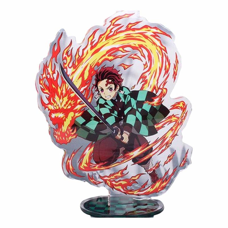 SM - Figura Acrilica Anime Tanjiro Kamado Fuego Kimetsu no yaiba SM
