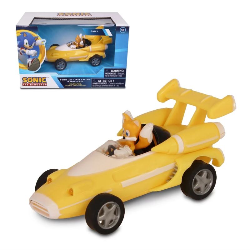 SONIC - Juguete Auto De Carreras Tails- Sonic The Hedgehog SONIC