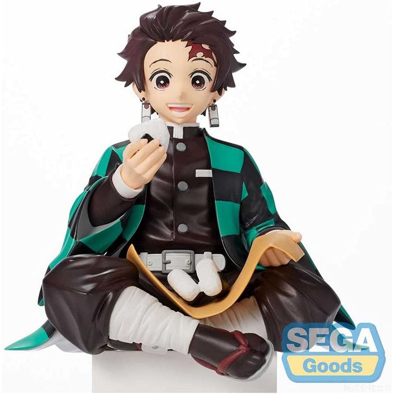 SEGA - Figura Tanjiro Kamado Posado con Niguiri Kimetsu No Yaiba SEGA