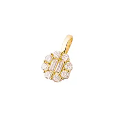 JB JOYAS BARON - Colgante Oro Amarillo 18kt Diamantes 17 Pts Totales SI/H