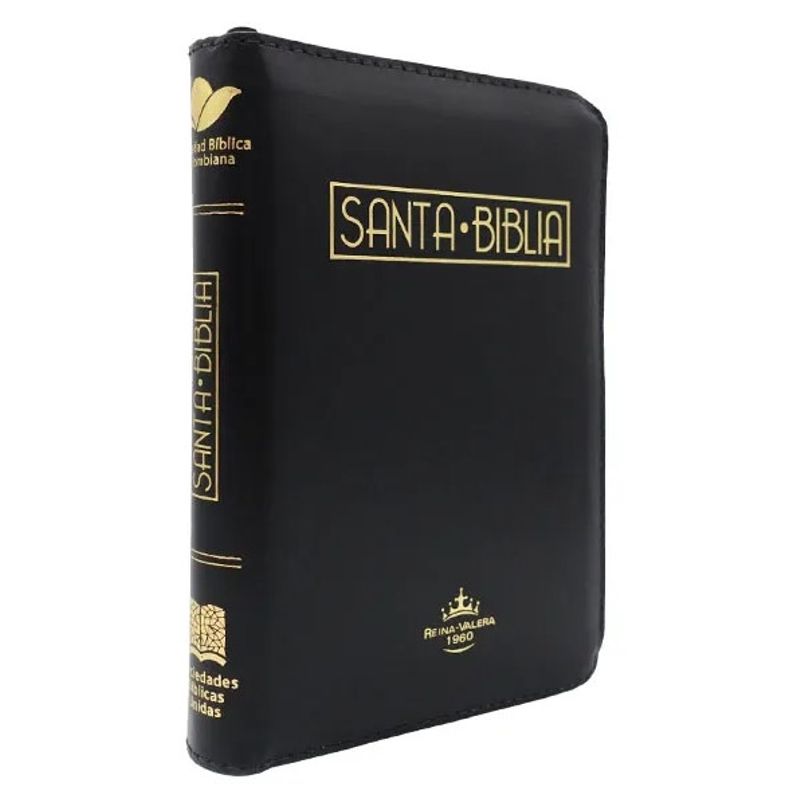 SOCIEDADES BIBLICAS UNIDAS - Biblia RVR compacta concordancia cierre color negro