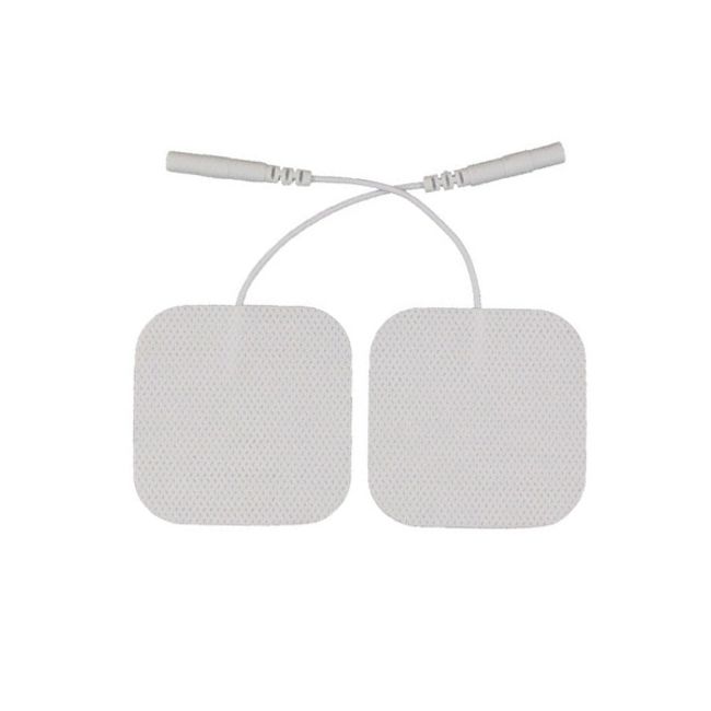 GENERICO - Electrodos 8x Pares Cuadrado 5x5 cm