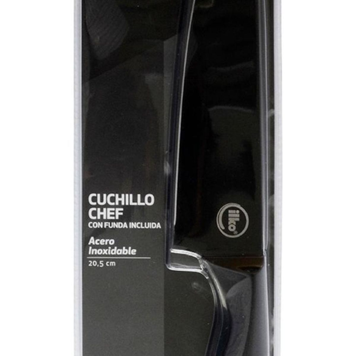 ILKO - Cuchillo Chef 20 Cm Acero Inoxidable Nero Ilko