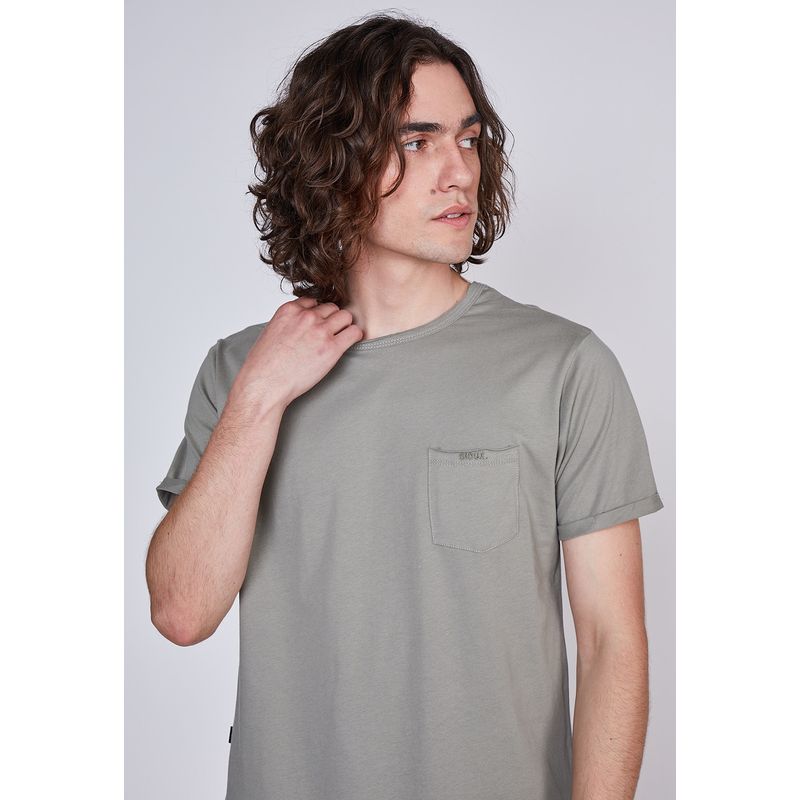 SIOUX - Polera Hombre Cuello Destroyer Verde Sioux