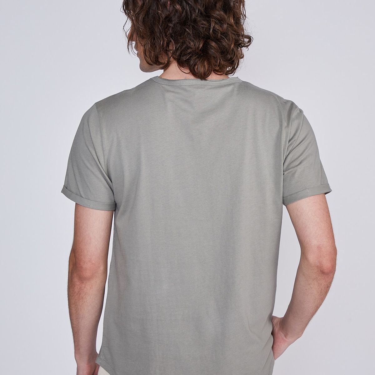 SIOUX - Polera Hombre Cuello Destroyer Verde Sioux