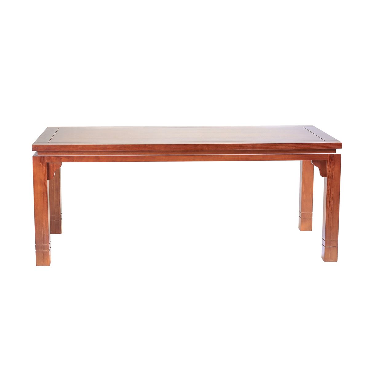 MUEBLES AMERICA - Comedor Nacional Leyda 8 sillas Color Raulí Tapiz Terracota