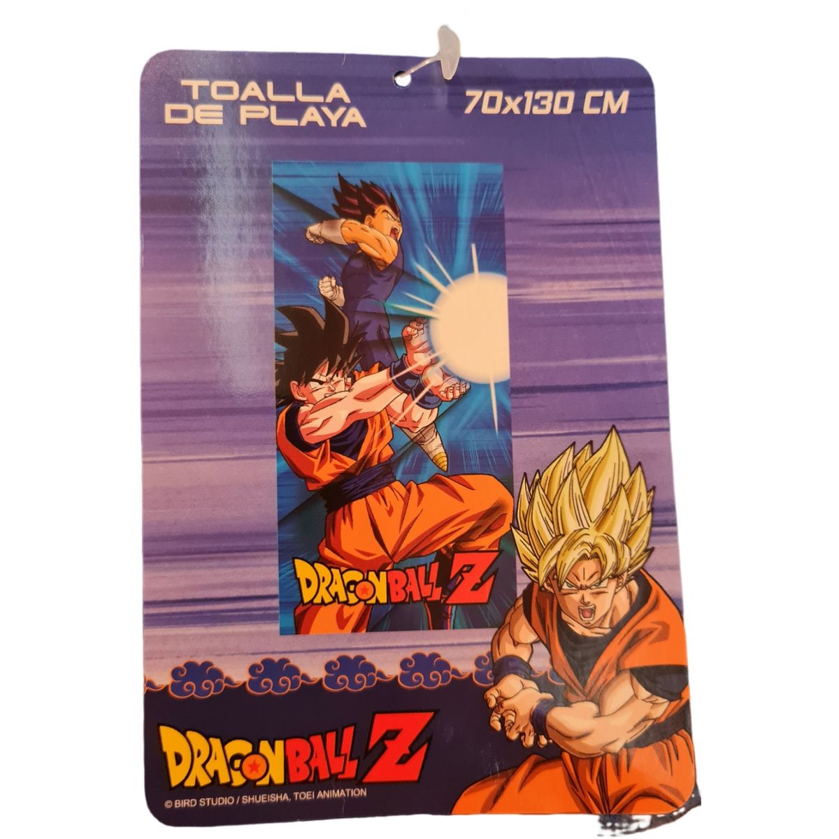 GENERICO - Toalla de Playa Dragon Ball Z Gokú y Vegeta