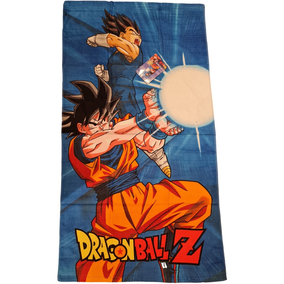 GENERICO - Toalla de Playa Dragon Ball Z Gokú y Vegeta