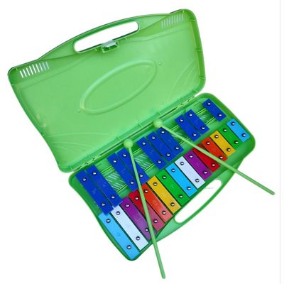 Imagen 2 del producto Metalofono Cromatico 25 Notas con Baquetas - Verde