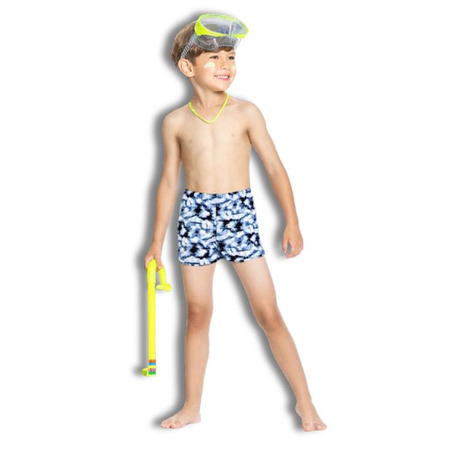 JUMP KIDS - Short Traje de Baño Estampado para Niño Jump Kids Azul