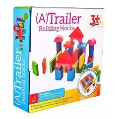 GENERICO - Carro de arrastre con bloques de madera