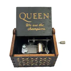 GENERICO - CAJA MUSICAL QUEEN WE ARE THE CHAMPIONS NEGRA