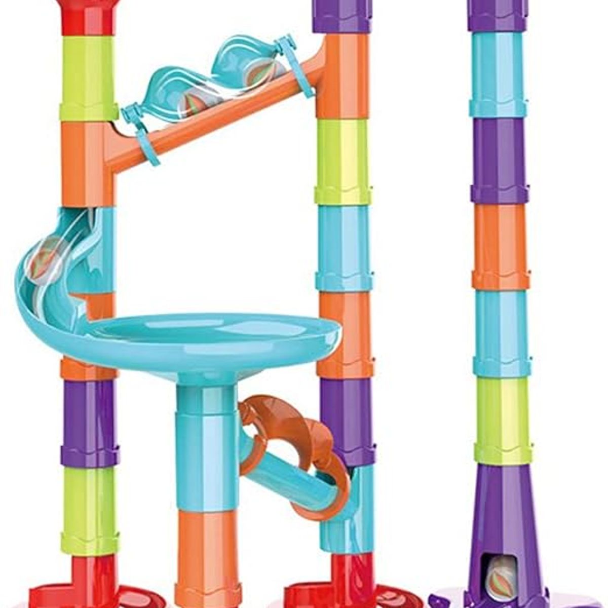 GENERICO - Bloques de construccion 45 piezas pista de bolitas