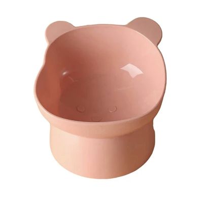 Imagen 2 del producto Cuenco Bowl Plato Inclinado Elevado Perro Gatos Mascota Rosa