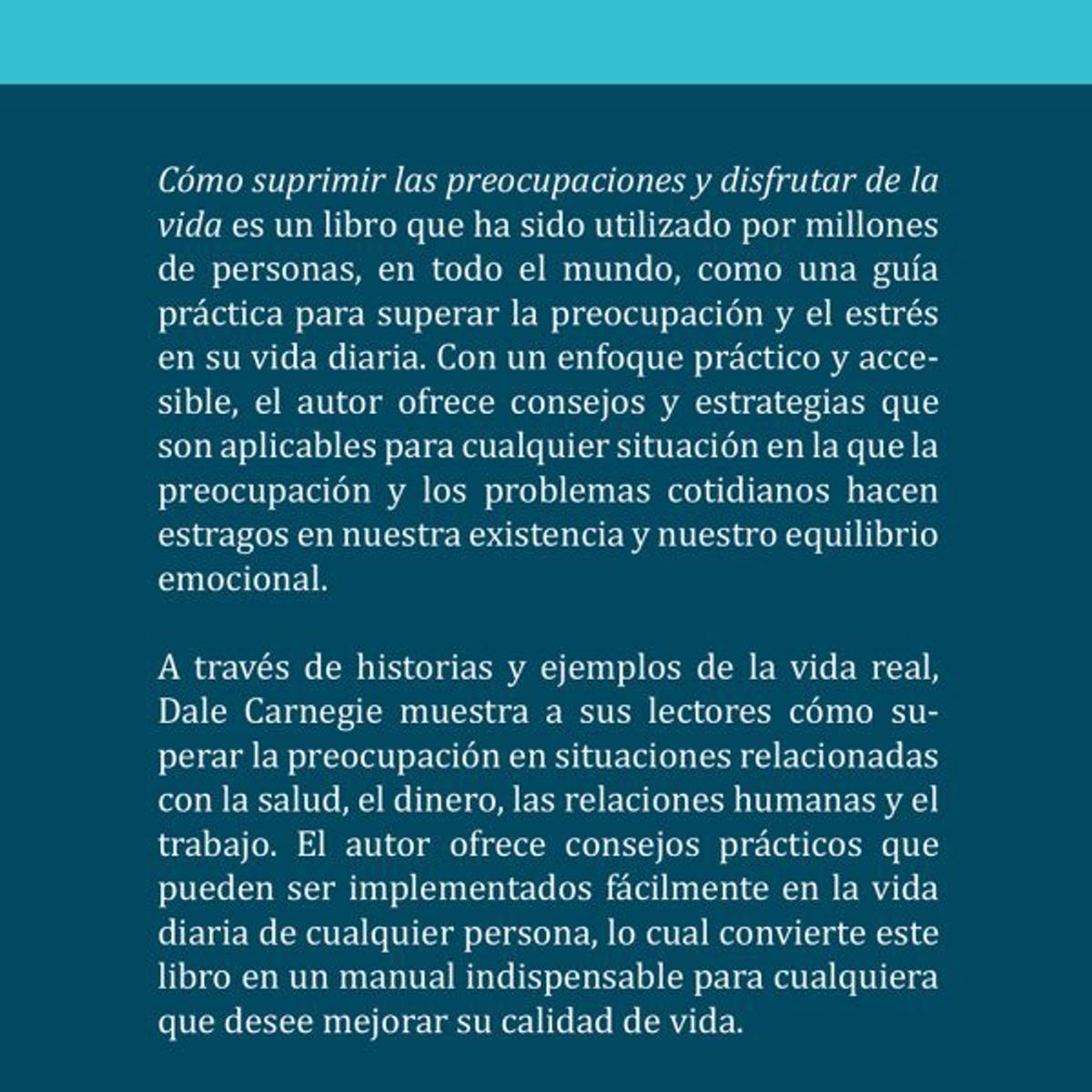 LUCEMAR - Cómo suprimir las preocupaciones y disfrutar de la vida