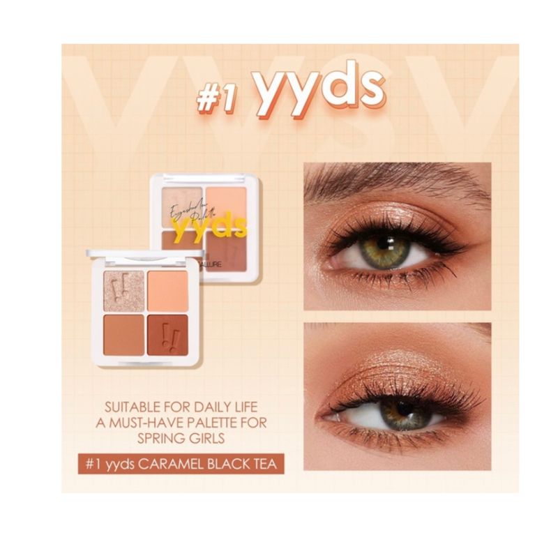 FOCALLURE - Yyds Caramel Black Tea Eyeshadow Focallure Paleta De Sombras