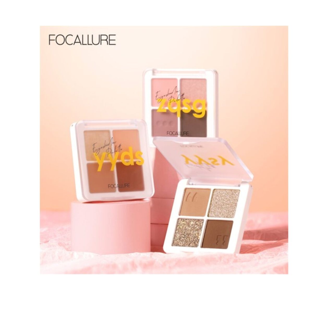 FOCALLURE - Yyds Caramel Black Tea Eyeshadow Focallure Paleta De Sombras