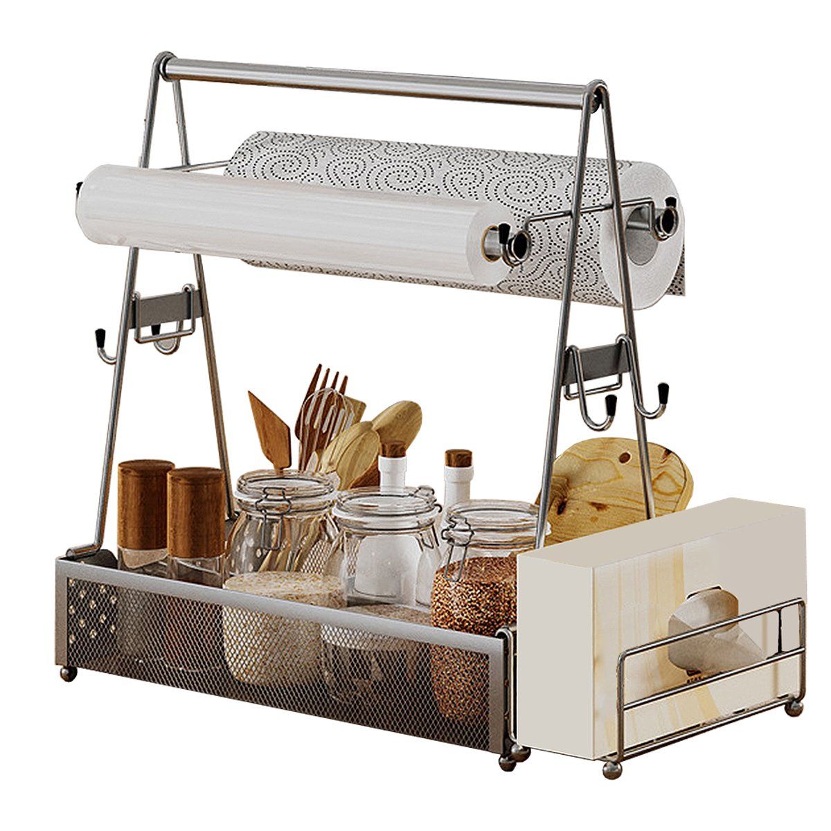 HALMAN - Estante portátil para cocina de picnic…