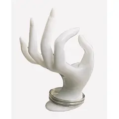 TAETHAI - Brazalete de plata envejecida de 925