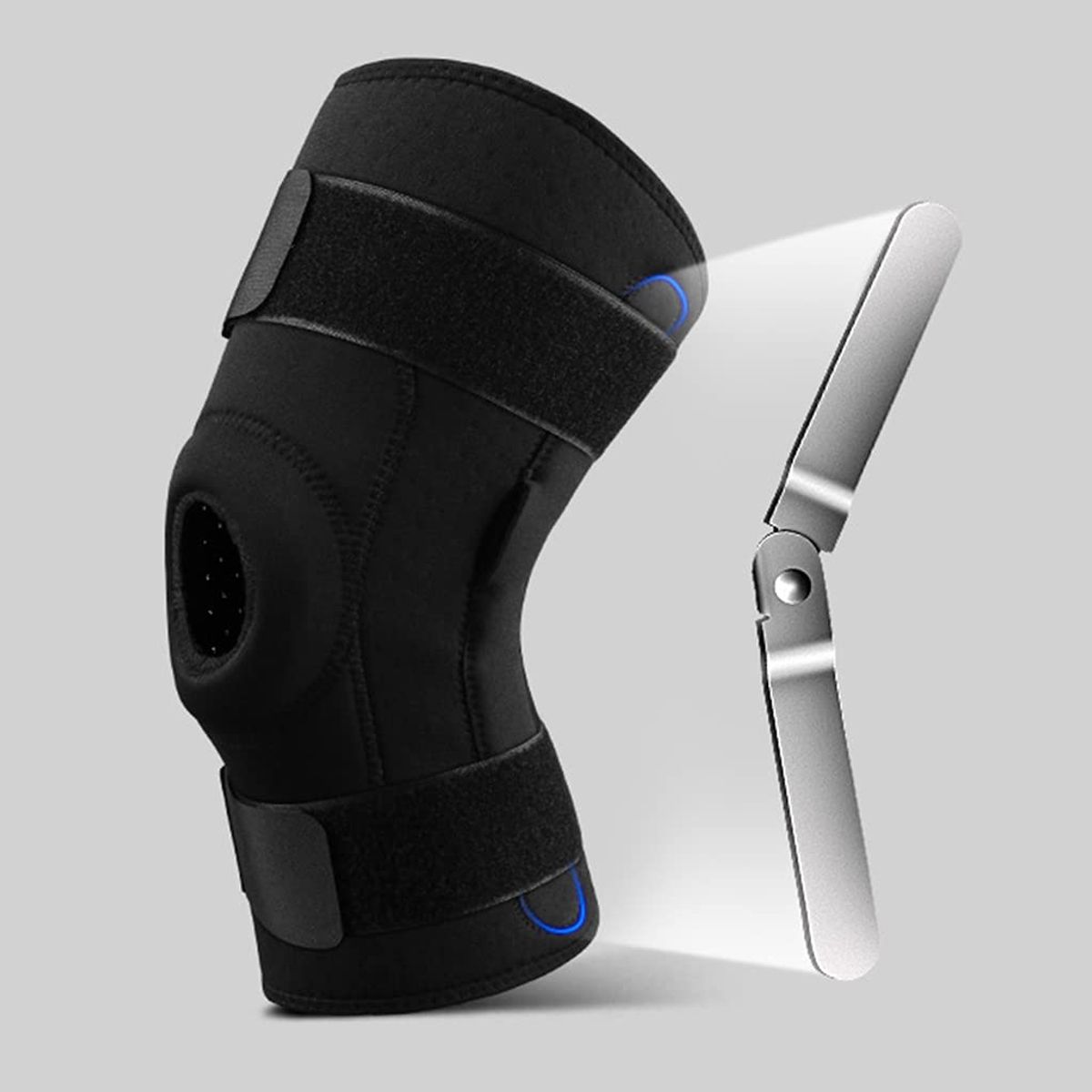 EVERSO - Rodillera Estabilizador Deportiva Compresion Banda Sujecion Talla M