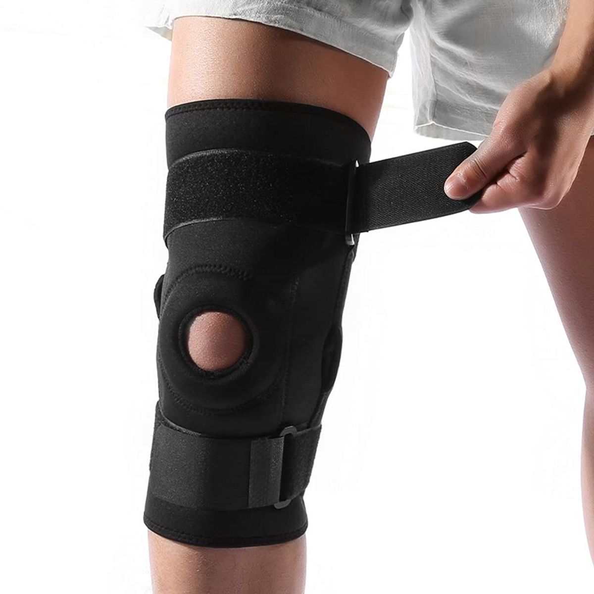 EVERSO - Rodillera Estabilizador Deportiva Compresion Banda Sujecion Talla S