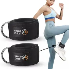 EDWINAYY - Par Tobilleras Para Polea Enganche Gym Glúteos Maquina Polea