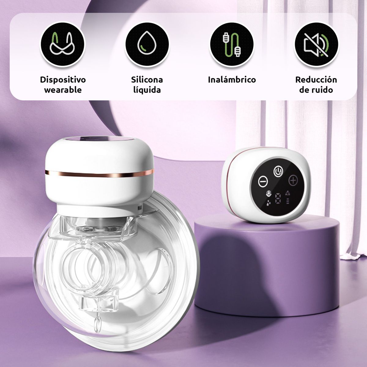 VIDITA - Extractor De Leche Eléctrico Portátil Manos Libre Sacaleche-