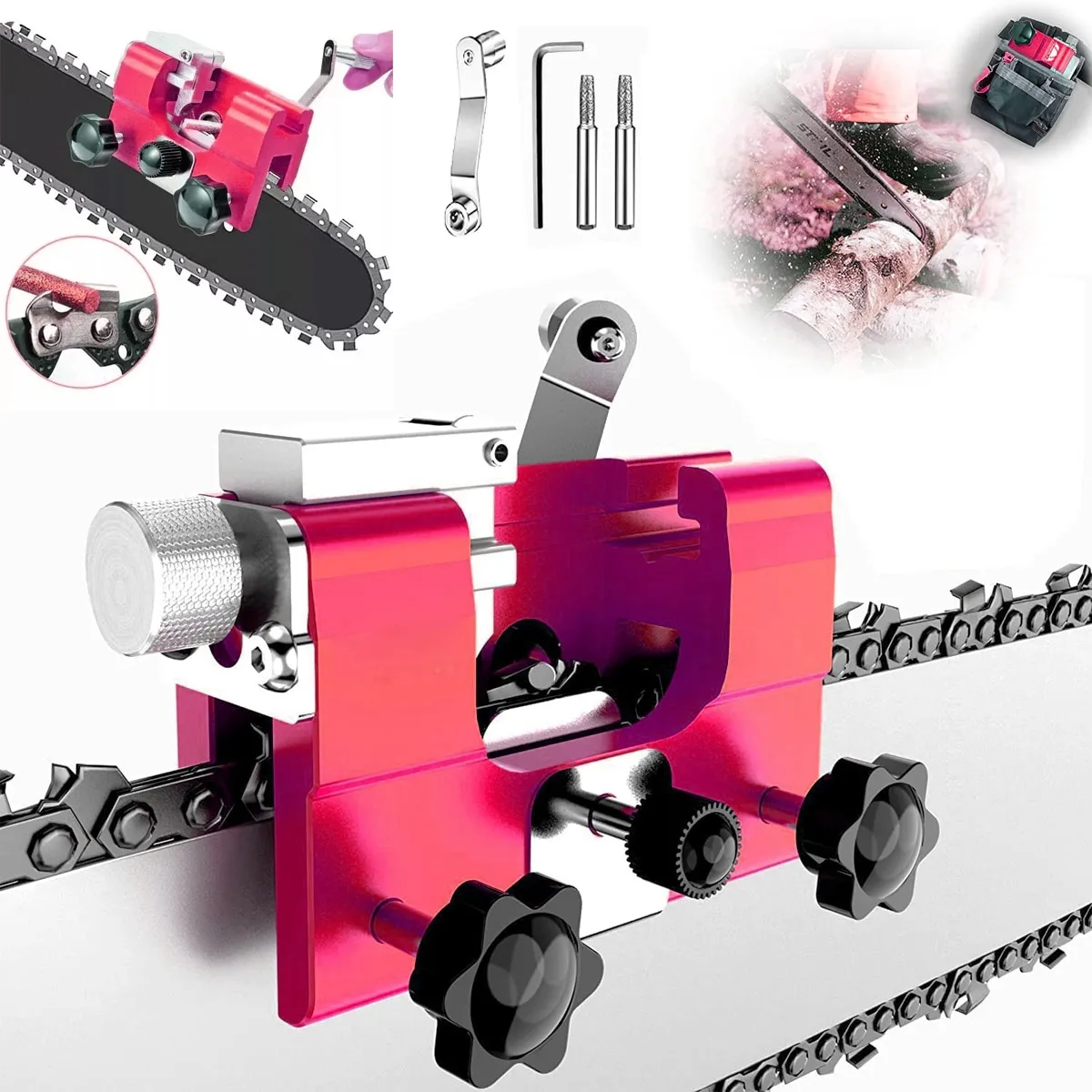 EDWINAYY - Afilador De Sierras Caladoras Para Afilar Cadenas Motosierra