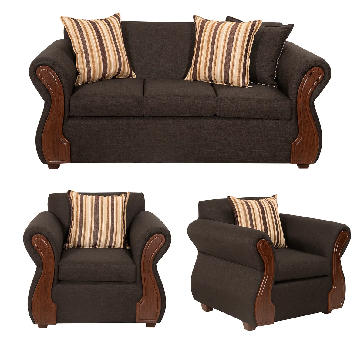 DECOOUTLET - Living Tarento 3.1.1 Tela Chocolate