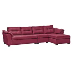 DECOOUTLET - Seccional Laos XL Intercambiable Tela Burdeo