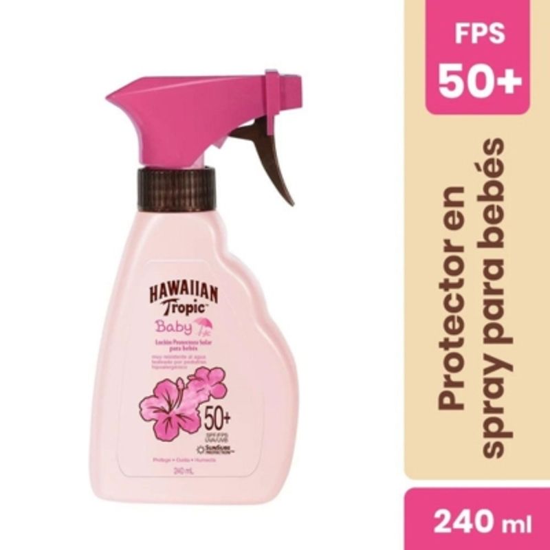 HAWAIIAN TROPIC - Protector Solar Hawaiian Tropic Baby 50+ 240 Spray
