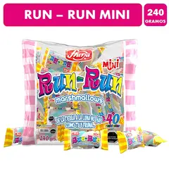 GENERICO - Dulces Marshmallows Run Run Mini De Fruna bolsa Con 40uni