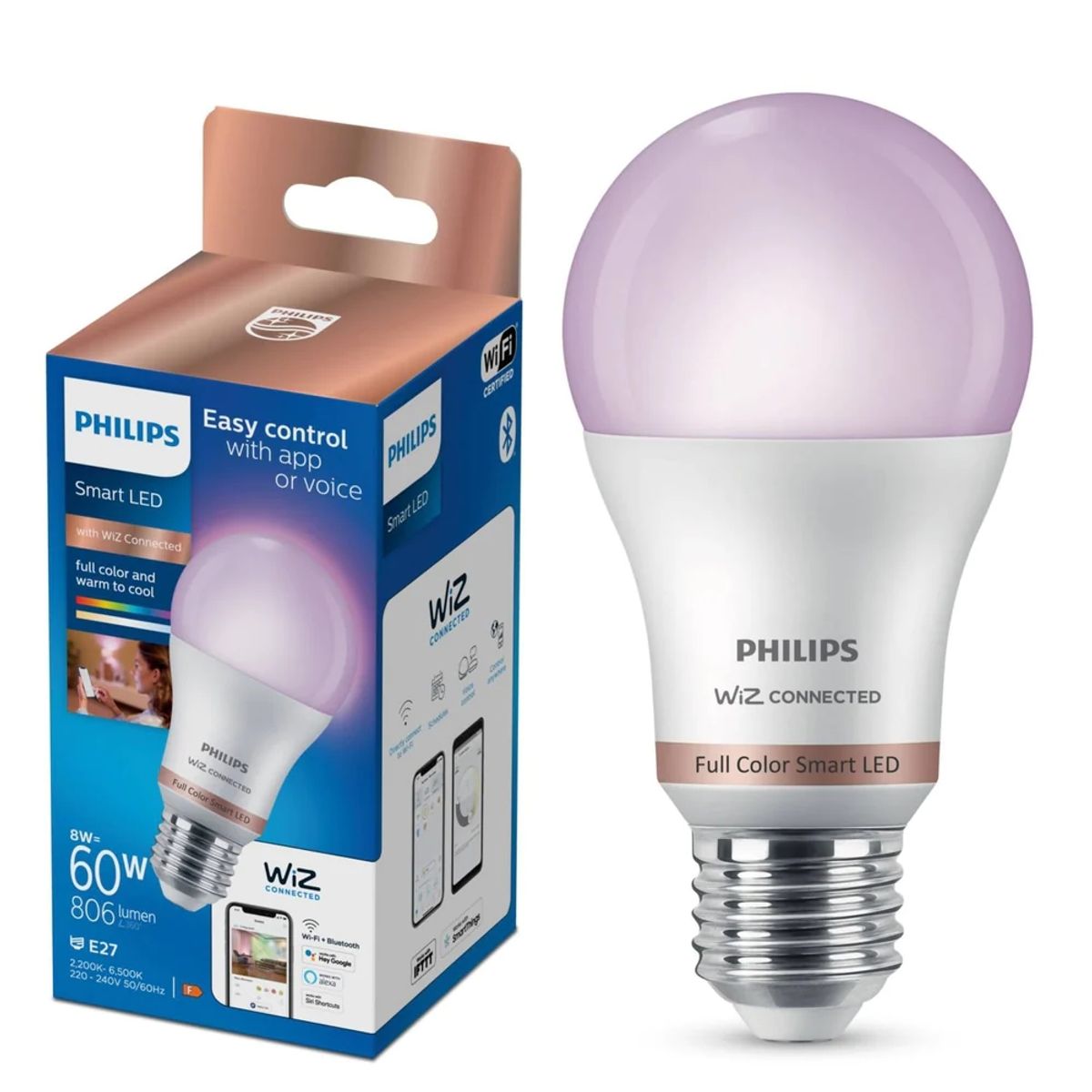 PHILIPS HUE - Philips Smart 60W A60 E27