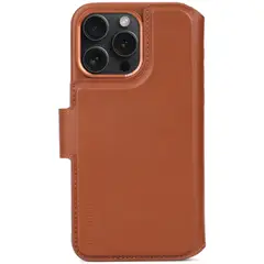 DECODED - Funda cuero Wallet MagSafe iPhone 15 Pro Max Café