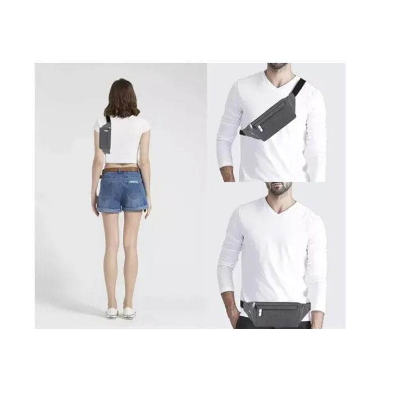 CARIBEE - Banano Riñonera Koala Táctico Militar Multipropósito Gris