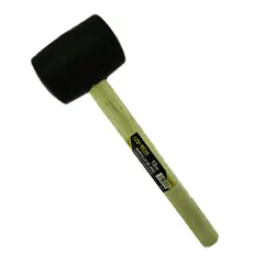 GENERICO - Combo Martillo Mazo Maceta De Goma 12oz Neva Na224