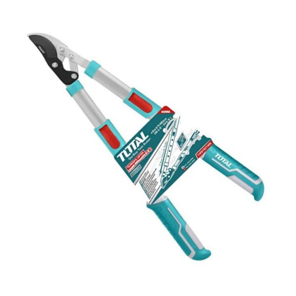 TOTAL TOOLS - Tijera De Podar Corte Jardin 670-880mm Telescópica Total