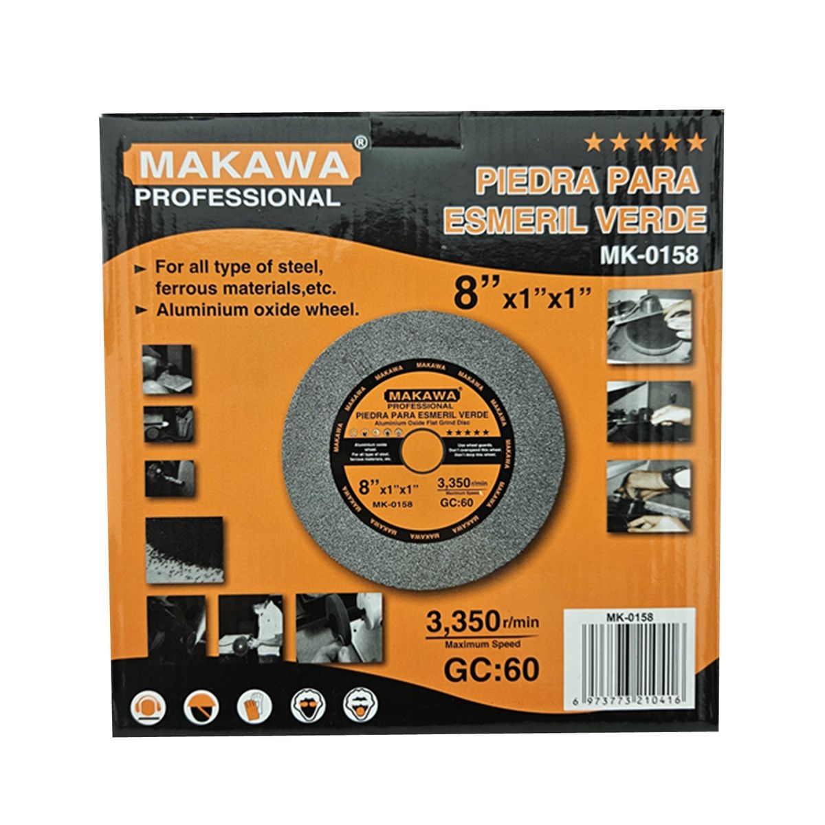 MAKAWA - Piedra Para Esmeril De Banco 8 Pulgadas Makawa Mk0158